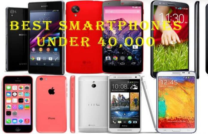 Top 10 Best Smartphones under 40000 in India