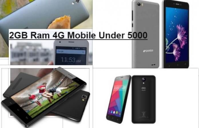 2GB Ram 4G Mobile Under 5000