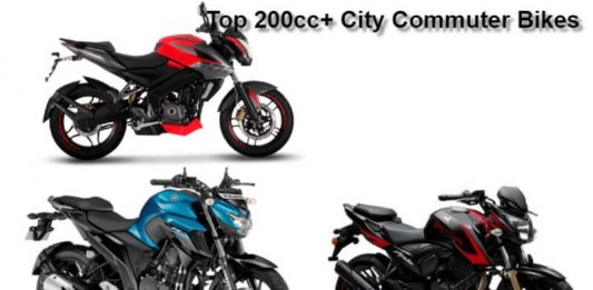 Top 200cc+ City Commuter Bikes