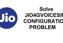 configure Jio 4g Voice