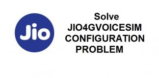 configure Jio 4g Voice